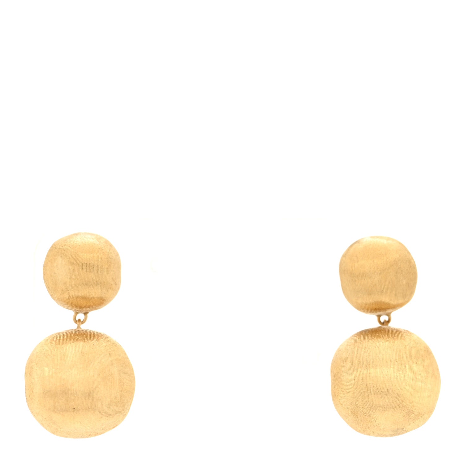 Marco Bicego 18K Yellow Gold Africa Large Drop Earrings 1 of 4