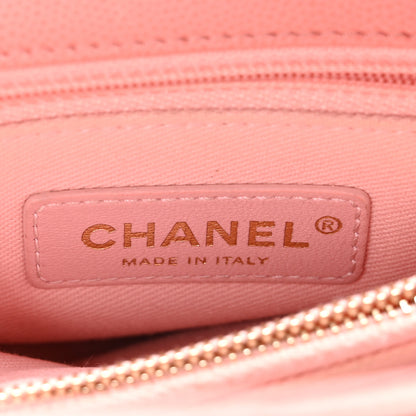 Chanel Caviar Quilted Small Coco Handle Flap Pink 6 of 11