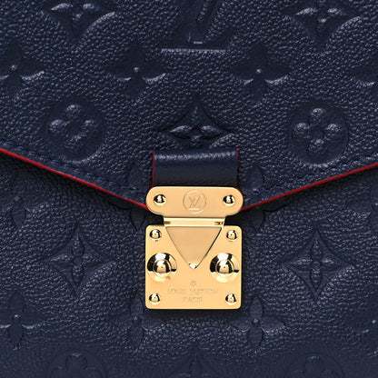 Louis Vuitton Empreinte Pochette Metis Marine Rouge 7 of 13