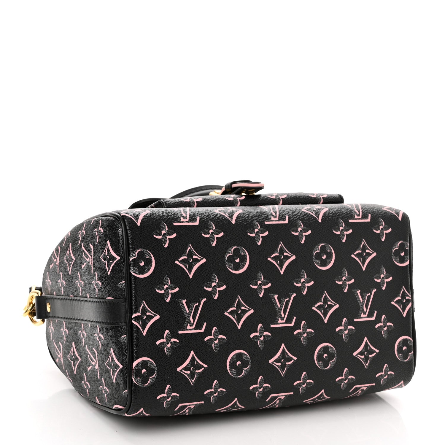 Louis Vuitton Monogram Fall for You Speedy Bandouliere 25 Black 4 of 9