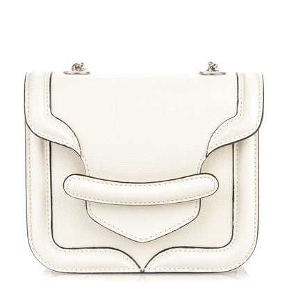 Alexander McQueen Saffiano Mini Heroine Chain Satchel White 1 of 8