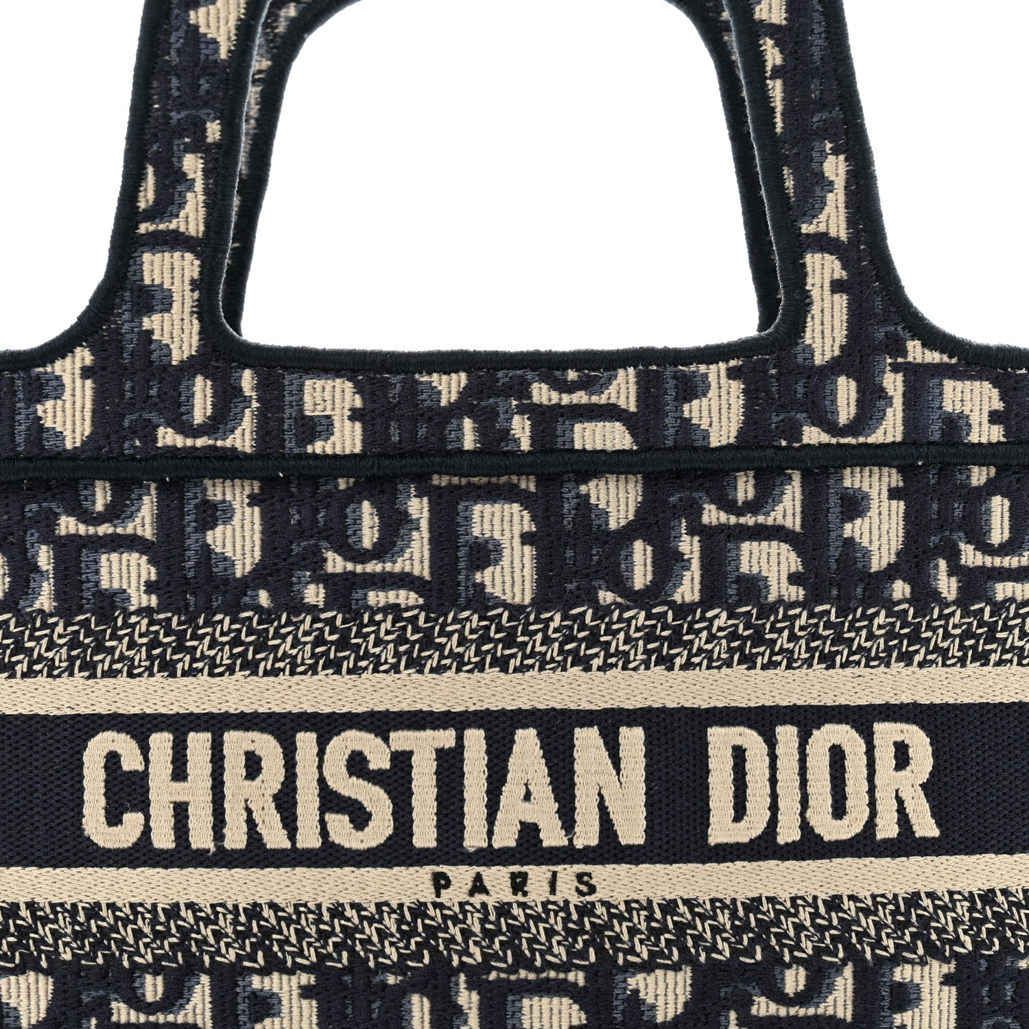Christian Dior Oblique Mini Book Tote Blue Multicolor 8 of 13