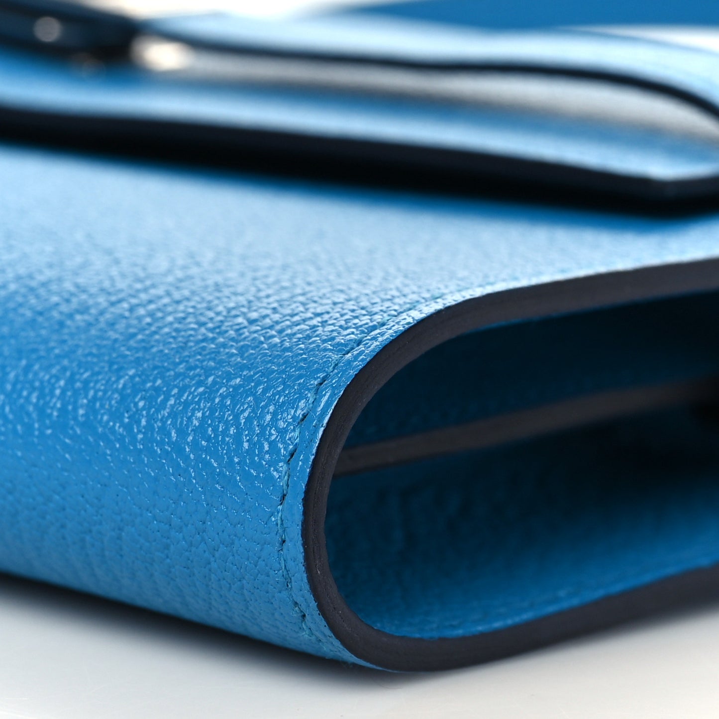 Chevre Mysore Kelly Wallet To Go Bleu Frida