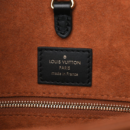 Louis Vuitton Empreinte Monogram Giant Wild At Heart Onthego MM Caramel 5 of 11
