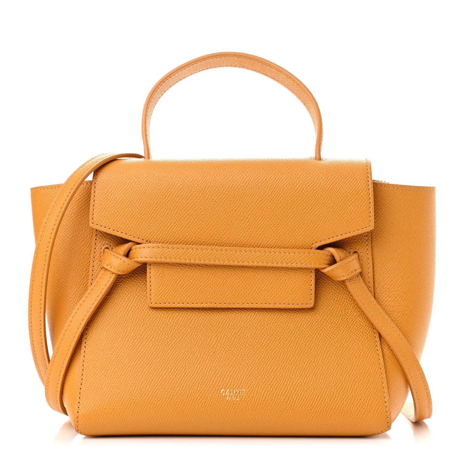 Celine Grained Calfskin Nano Belt Bag Calendula 1 of 9
