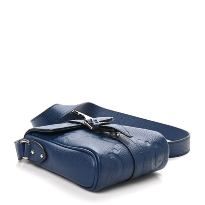 Gucci Piuma Calfskin Jumbo GG Embossed Small Messenger Bag Royale 4 of 10