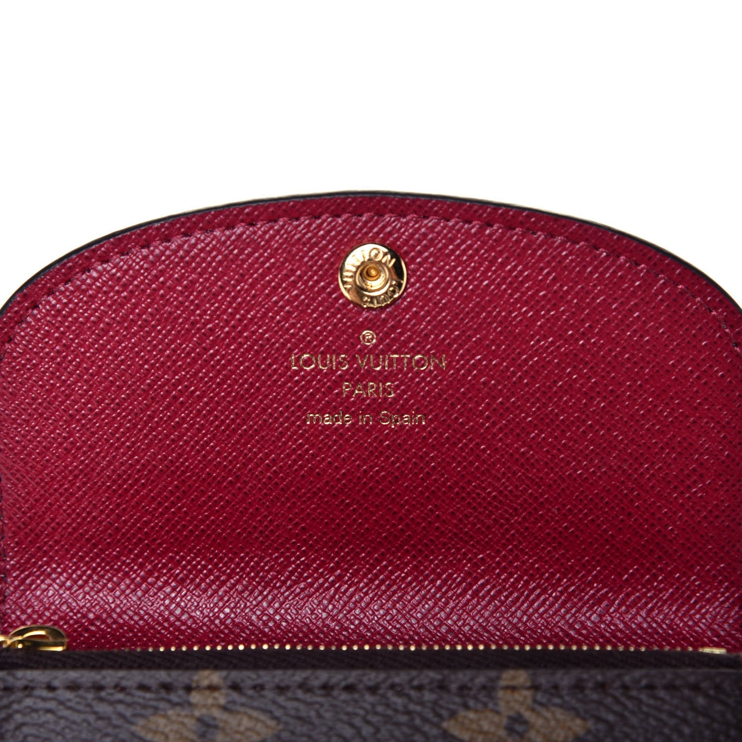 Monogram Rosalie Coin Purse Fuchsia