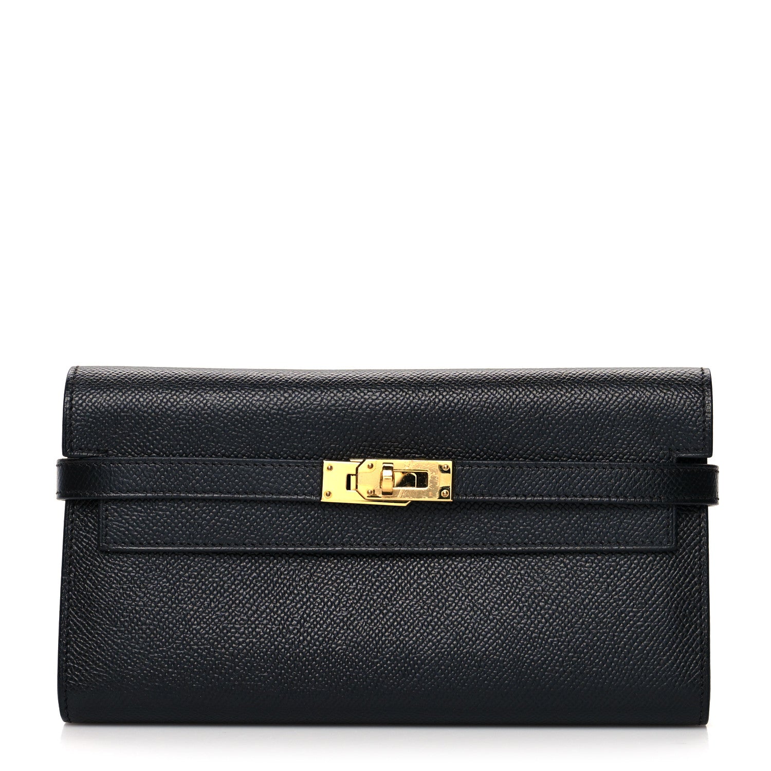 Hermes Epsom Kelly Longue Wallet Black 1 of 9