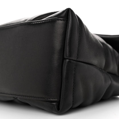 Saint Laurent Lambskin Quilted Small Loulou Puffer Monogram Chain Satchel Black 11 of 11