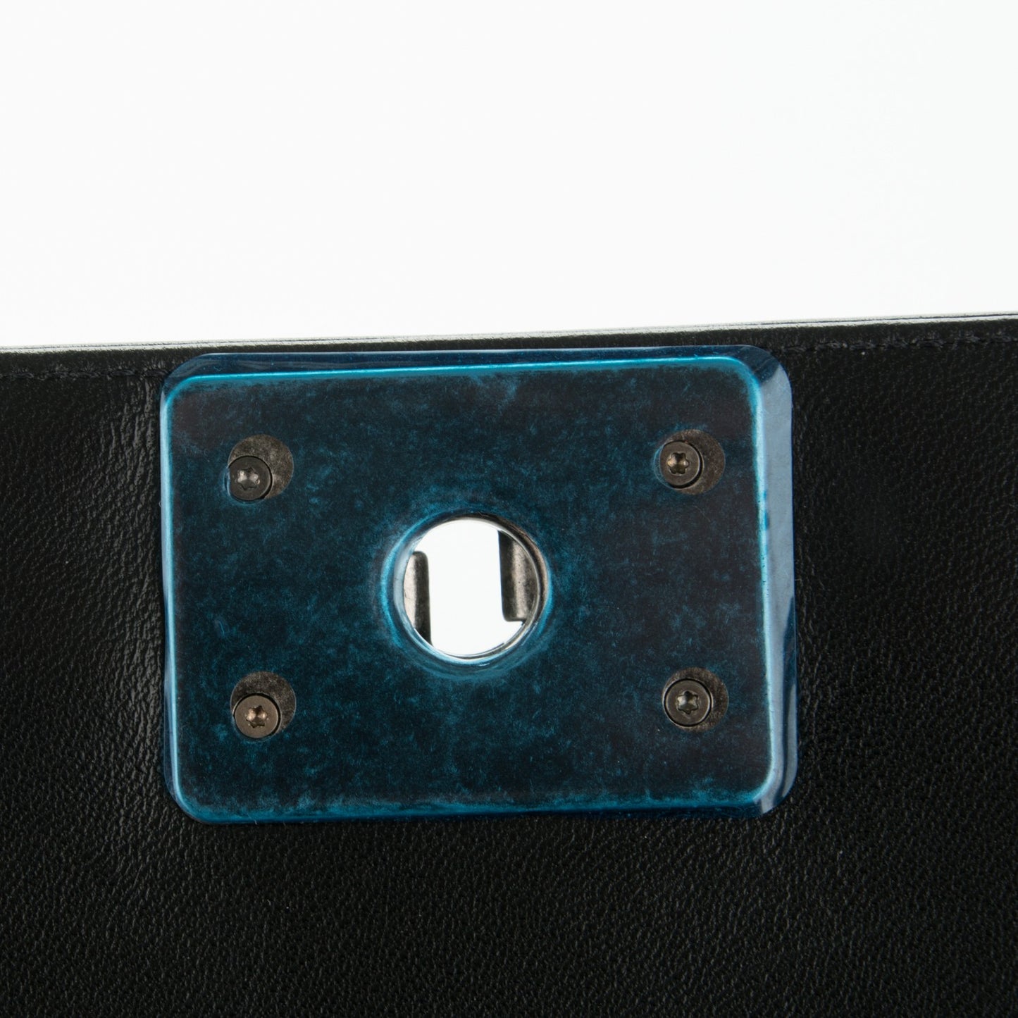 Tweed Lambskin Medium Boy Flap Black