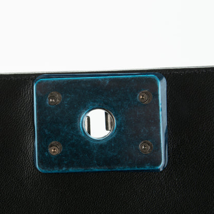 Chanel Tweed Lambskin Medium Boy Flap Black 6 of 8
