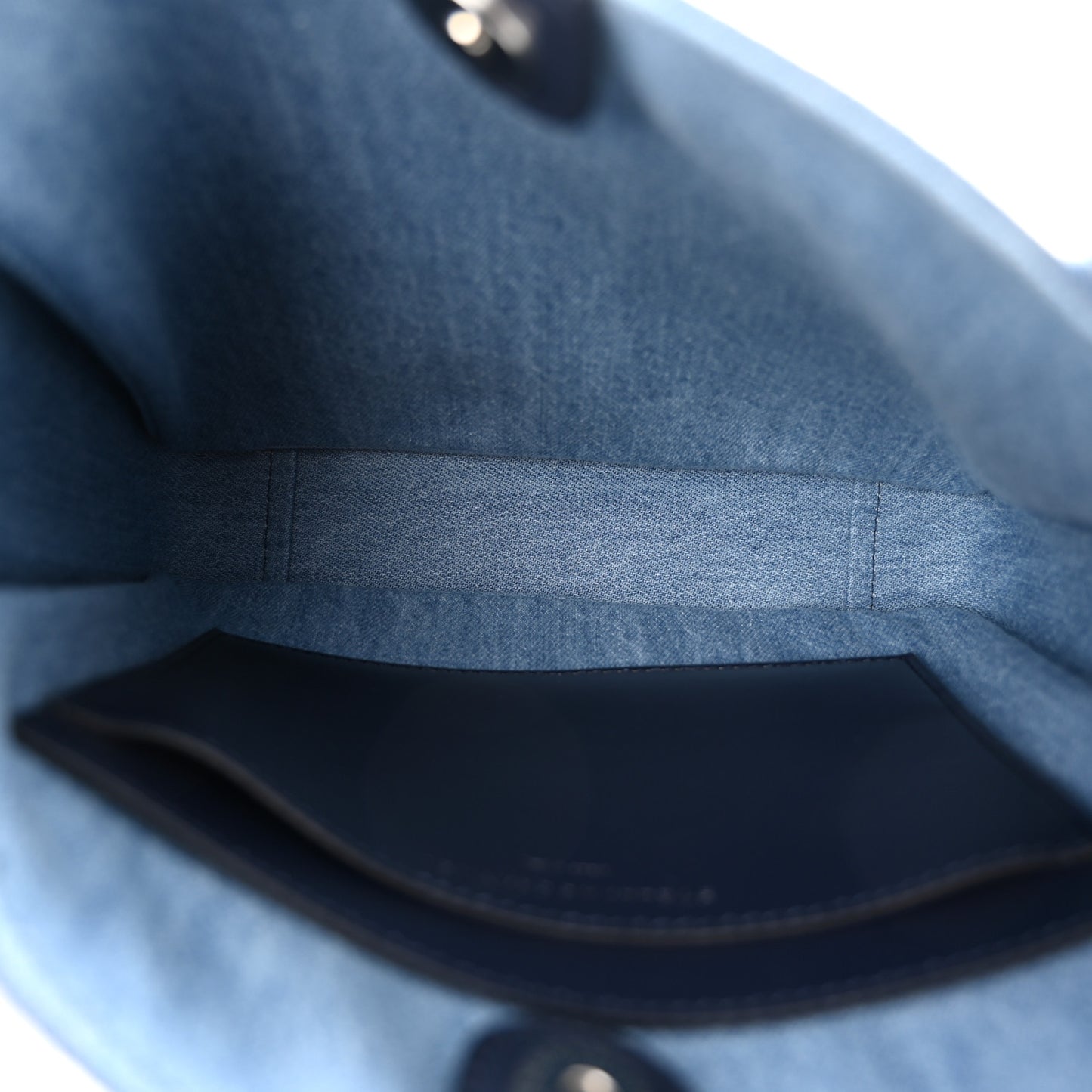 Eco Alter Denim Perforated Logo Mini Crossbody Orion Blue