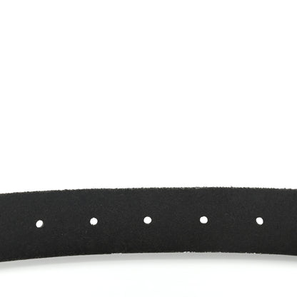 Gucci Calfskin Brass Feline Buckle Belt 100 40 Black 4 of 8