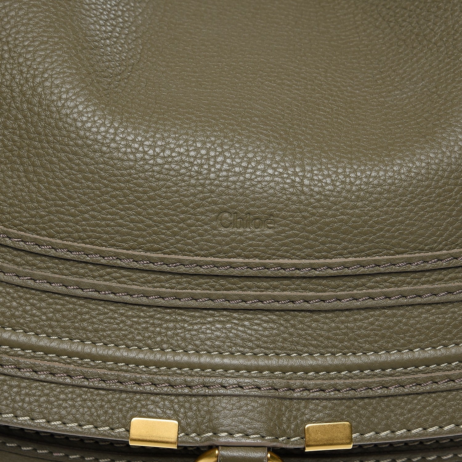 Chloe Calfskin Large Marcie Hobo Baobab Green 8 of 8