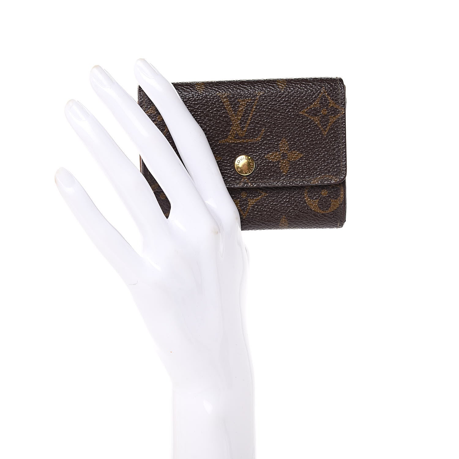 Louis Vuitton Monogram Porte-Monnaie Plat Coin Purse 2 of 11