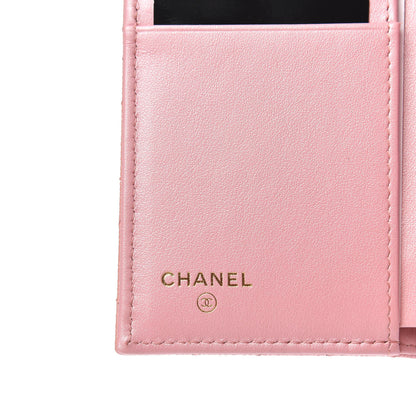 Chanel Iridescent Caviar Quilted Small Flap Wallet Rose Pink 6 of 8
