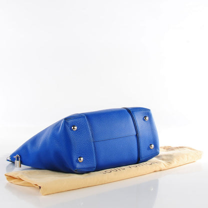 Louis Vuitton Taurillon Soft Lockit MM Outremer 4 of 7