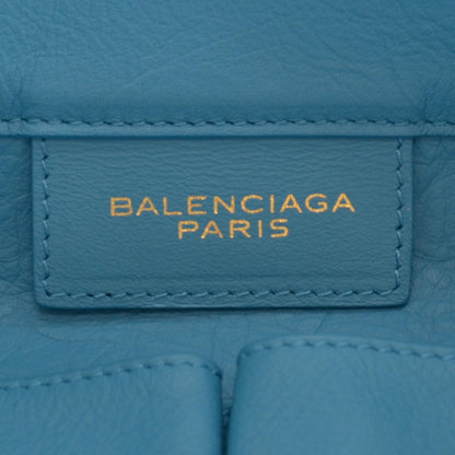Balenciaga Calfskin Papier Shopper S Turquoise 5 of 7