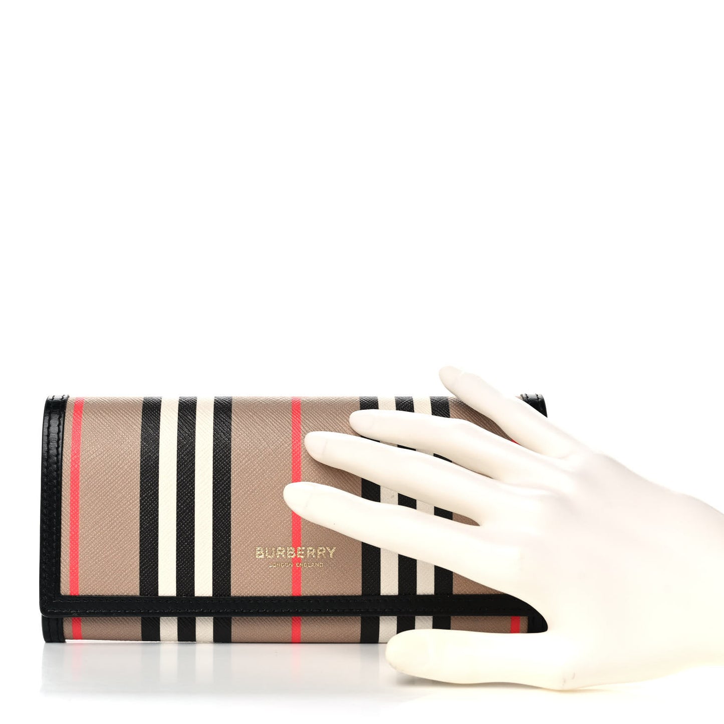 E-Canvas Icon Stripe Halton Continental Wallet Archive Beige