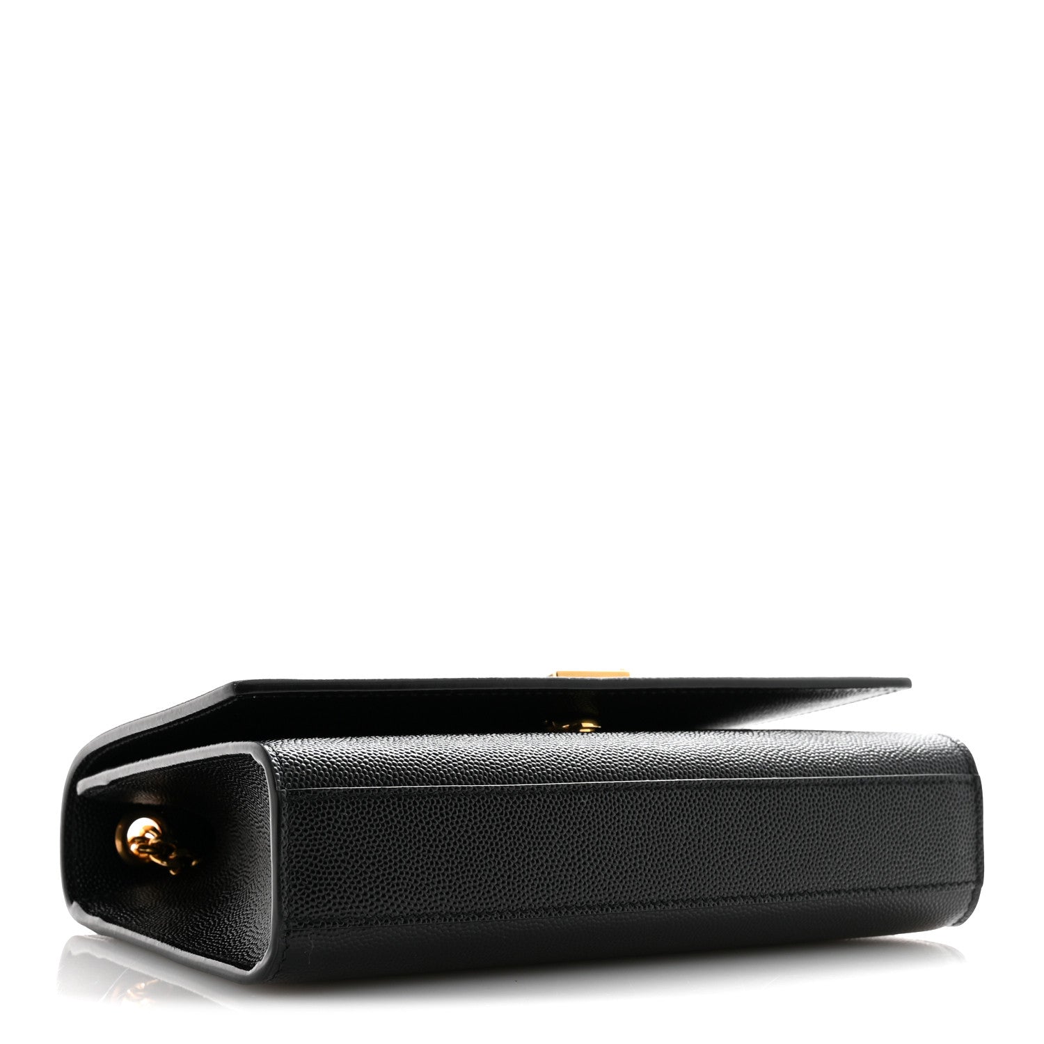 Saint Laurent Grain De Poudre Small Monogram Kate Satchel Black 4 of 14