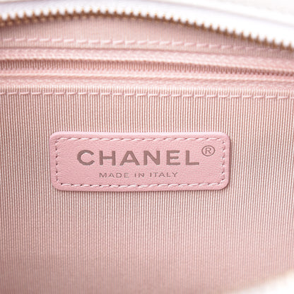 Chanel Patent Goatskin Quilted Medium Gabrielle Hobo White 6 of 11