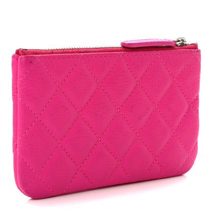 Chanel Goatskin Quilted Small Reissue Cosmetic Case Pink 3 of 9