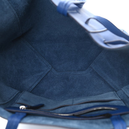 Celine Soft Grained Calfskin Small Belt Cabas Phantom Deep Blue 4 of 9
