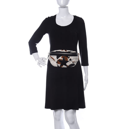 Saint Laurent Calfskin Calf Hair Pony Belt Bag Multicolor 2 of 12