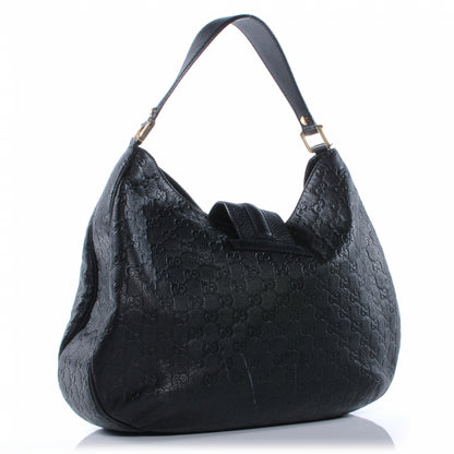 Gucci Guccissima New Ladies Web Hobo Black 3 of 7