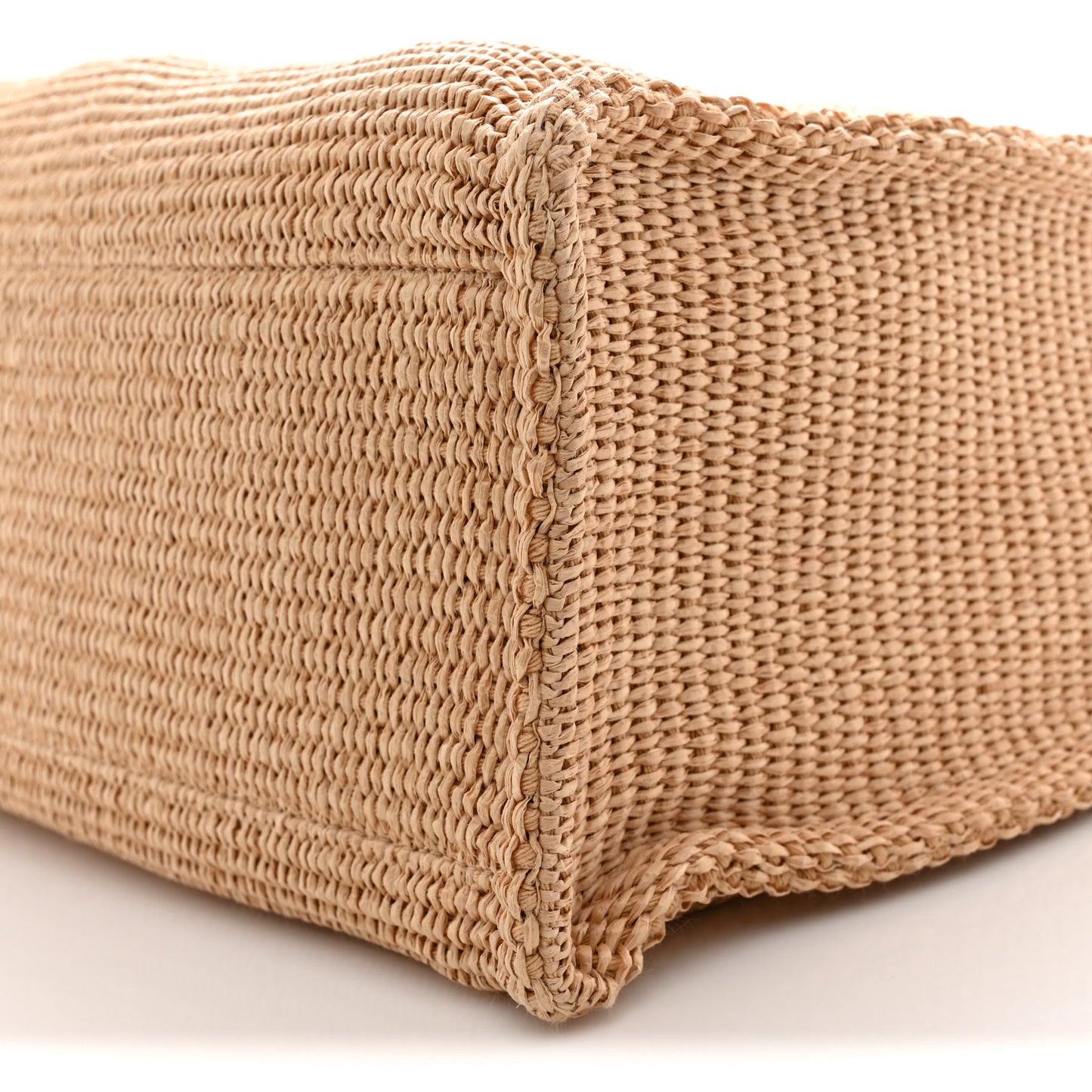 Raffia Large G Shopping Tote Natural