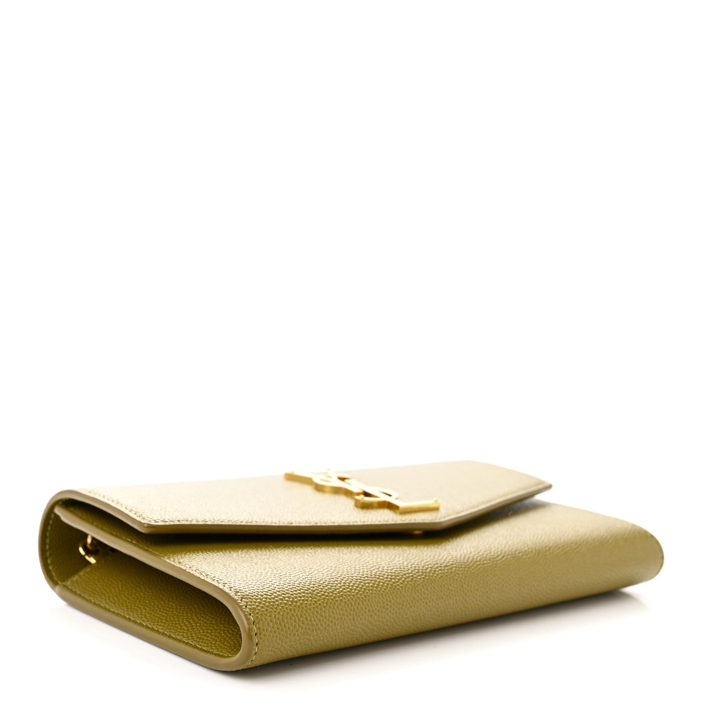Grain De Poudre Monogram Uptown Chain Wallet Olive