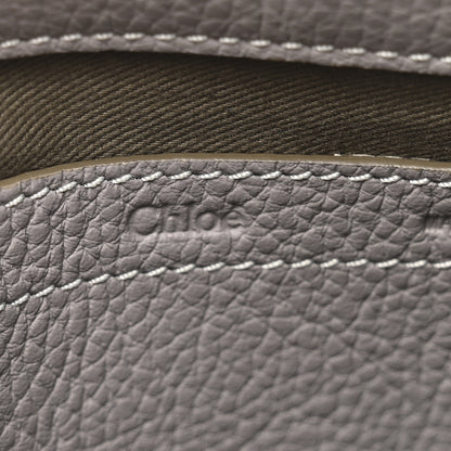 Chloe Grained Calfskin Small Marcie Saddle Bag Cashmere Grey 11 of 21