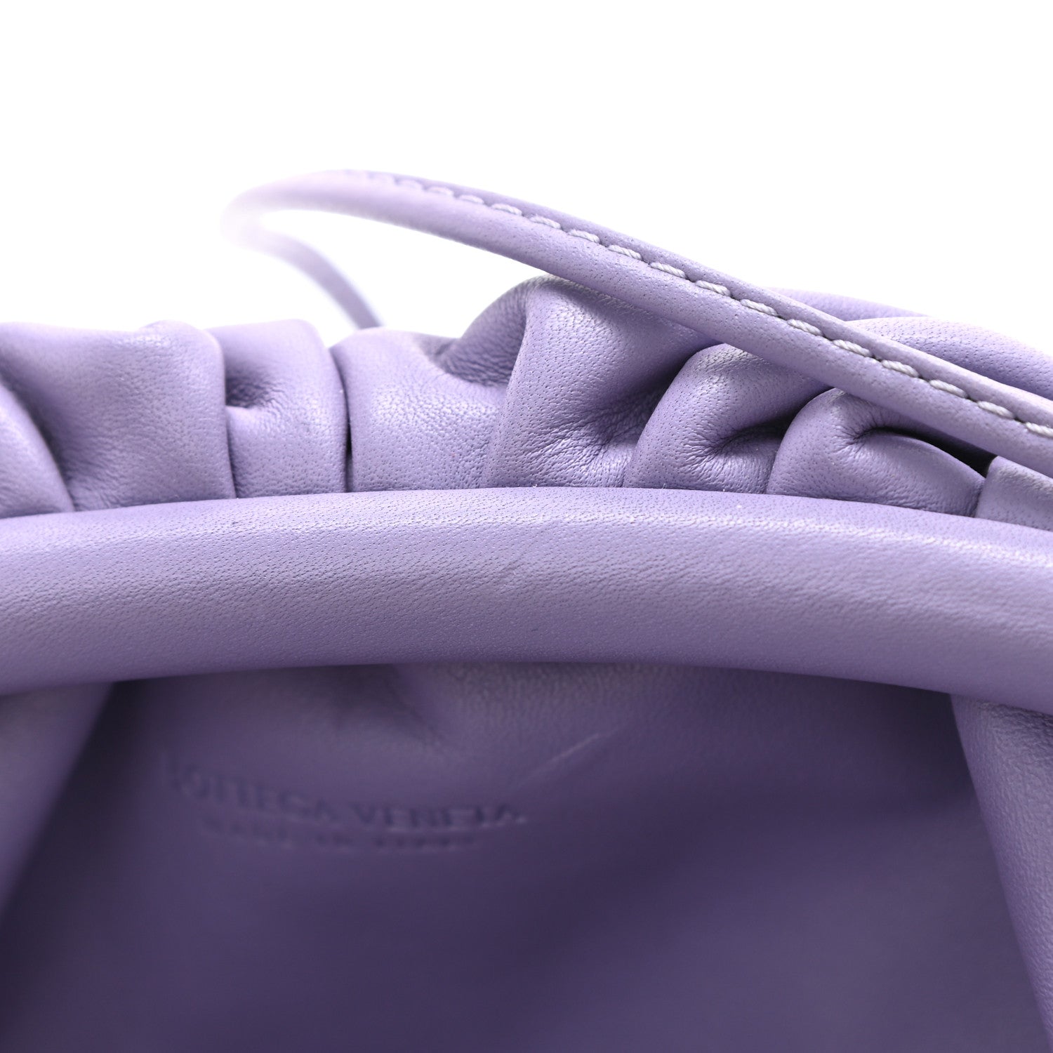 Bottega Veneta Butter Calfskin The Mini Pouch Lavender 9 of 9