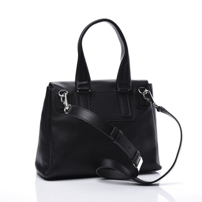 Givenchy Calfskin Small Pandora Pure Flap Bag Black White 2 of 9