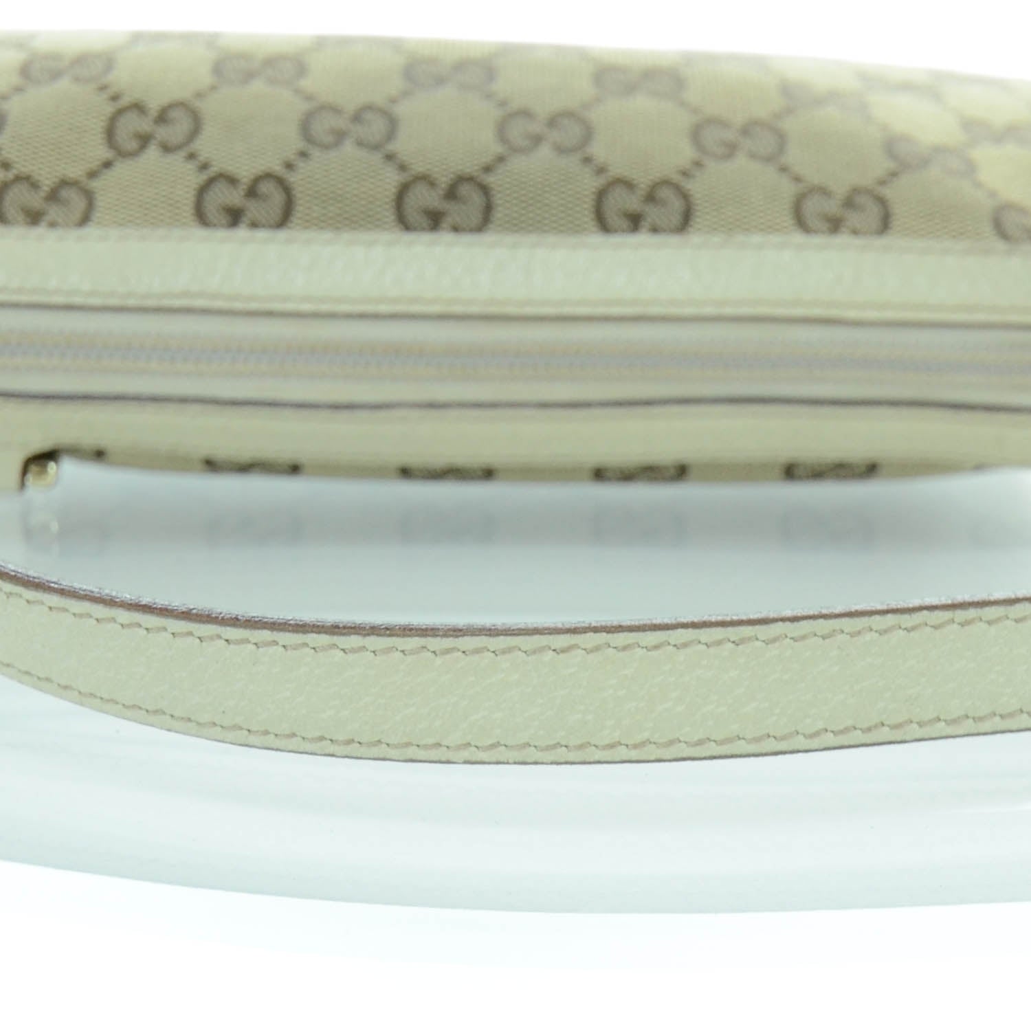 Gucci Monogram D Ring Pochette Ivory 7 of 11