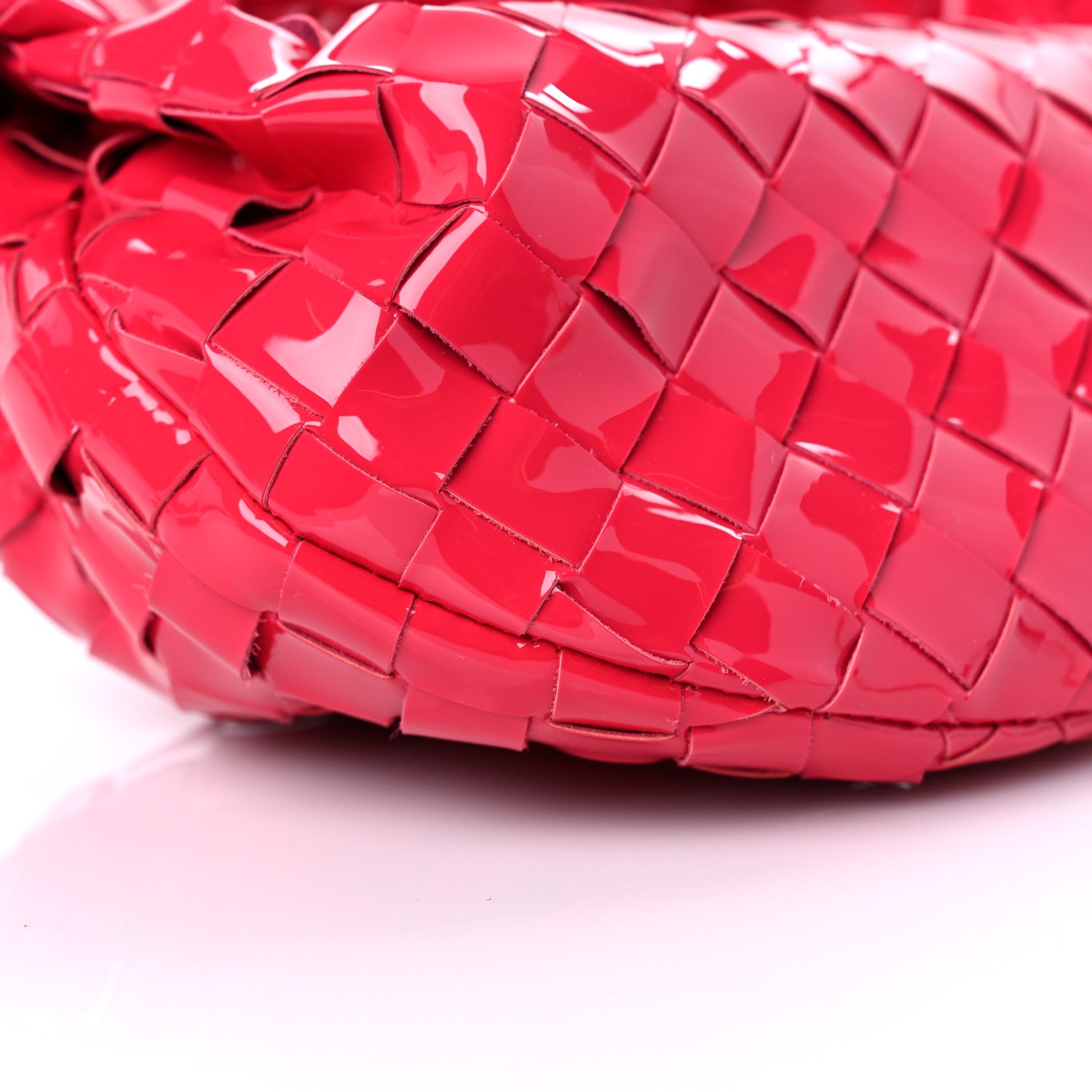 Bottega Veneta Patent Nappa Intrecciato Mini Jodie Candy Stripe 7 of 8