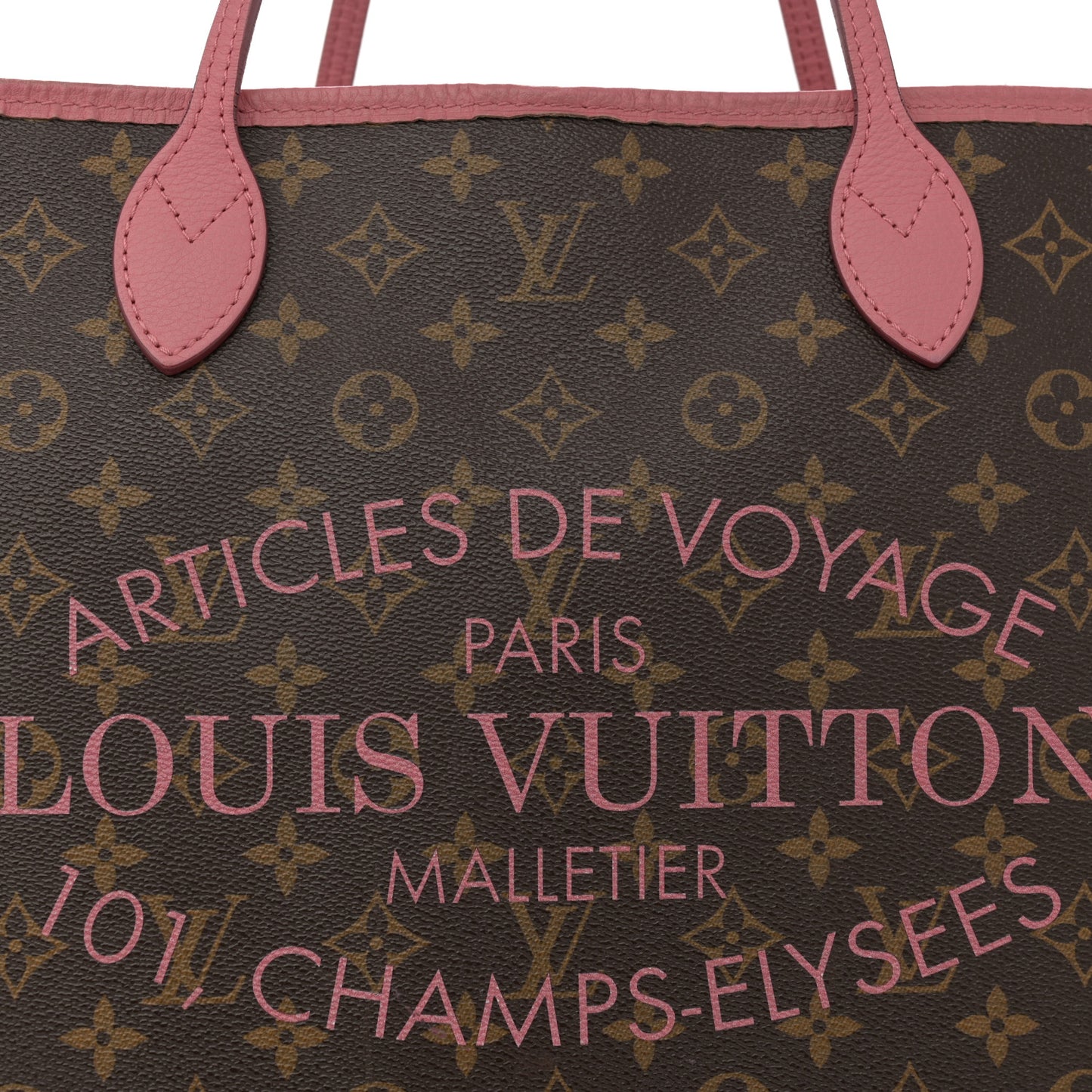 Monogram Articles de Voyage Ikat Neverfull GM Rose Velours