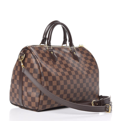 Louis Vuitton Damier Ebene Speedy Bandouliere 30 3 of 8