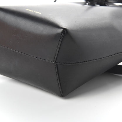 Mansur Gavriel Vegetable Tanned Calfskin Mini Mini Bucket Bag Black Flamma 7 of 10