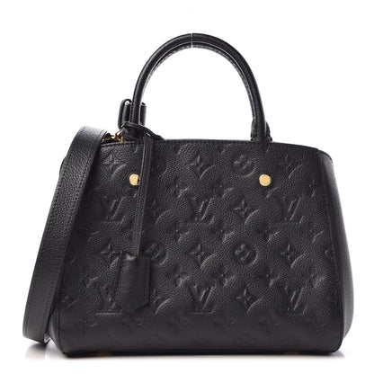 Louis Vuitton Empreinte Montaigne BB Black 1 of 11