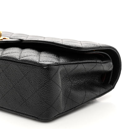 Chanel Caviar Quilted Medium Double Flap Black 10 of 10