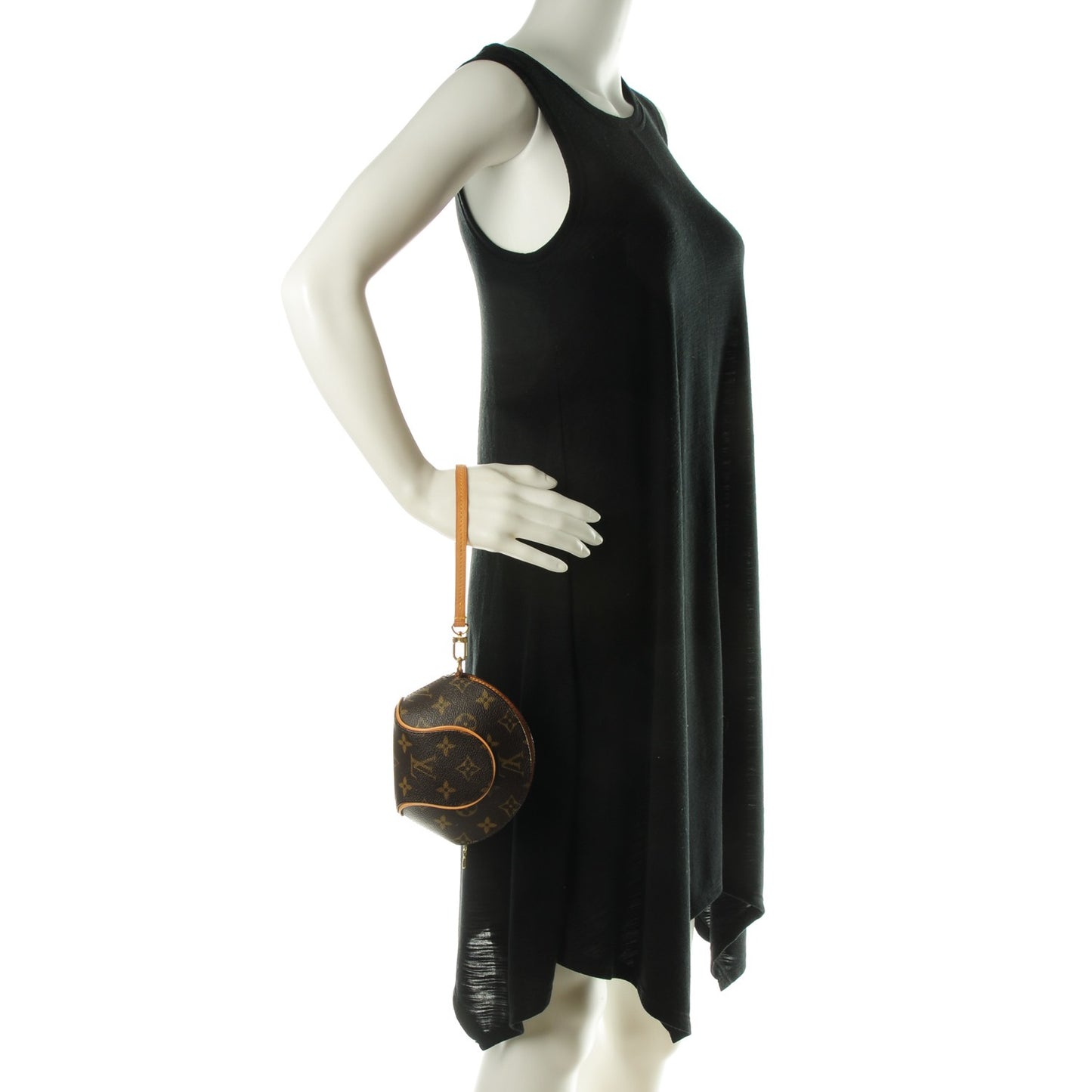 Monogram Mini Ellipse Wristlet Clutch
