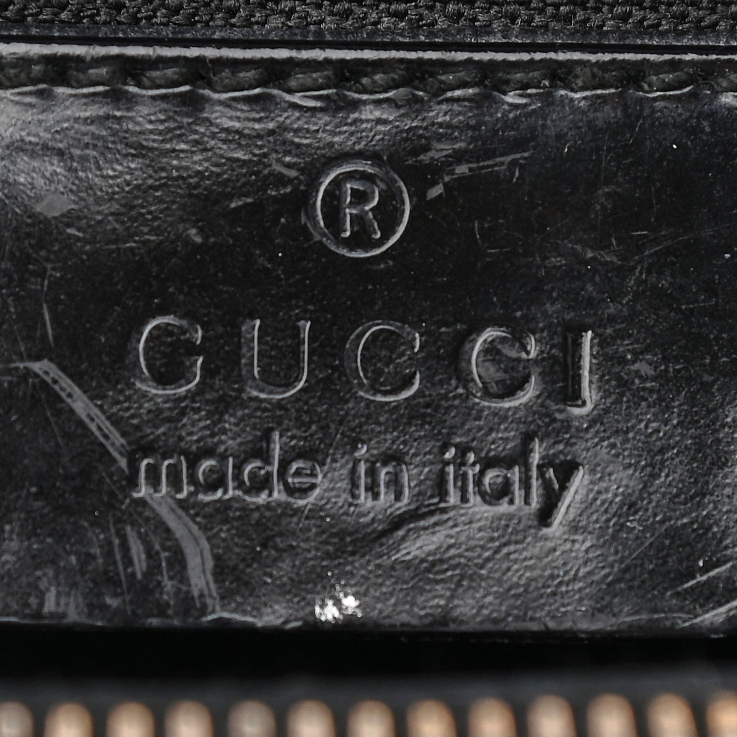Gucci Patent Web Shoulder Bag Black 7 of 17