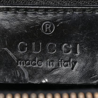 Gucci Patent Web Shoulder Bag Black 7 of 17