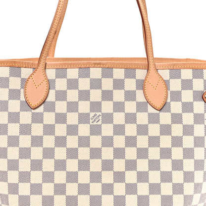 Louis Vuitton Damier Azur Neverfull MM 6 of 9