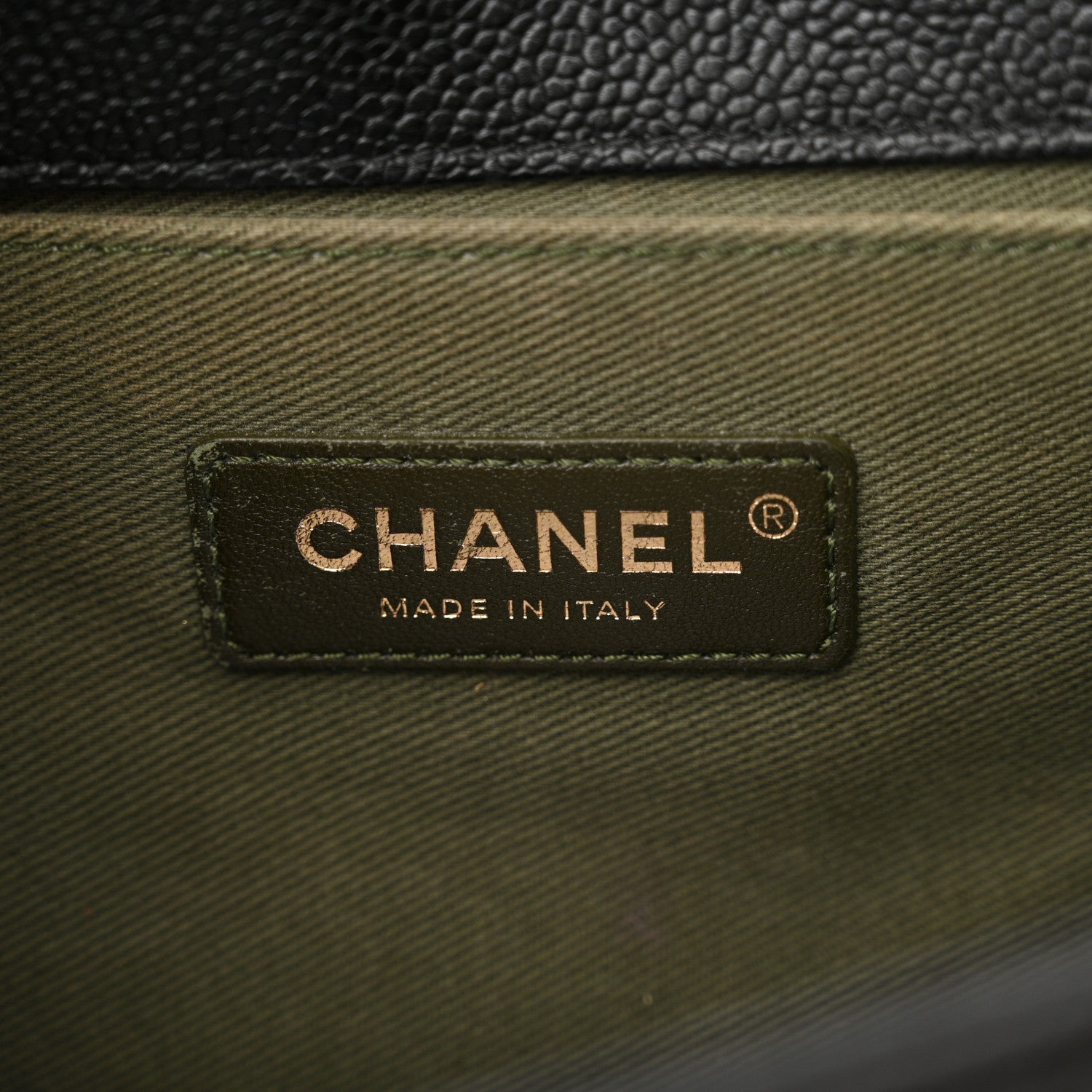 Chanel Caviar Quilted Medium Boy Flap Black 6 of 14