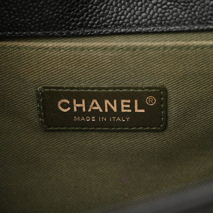 Chanel Caviar Quilted Medium Boy Flap Black 6 of 14