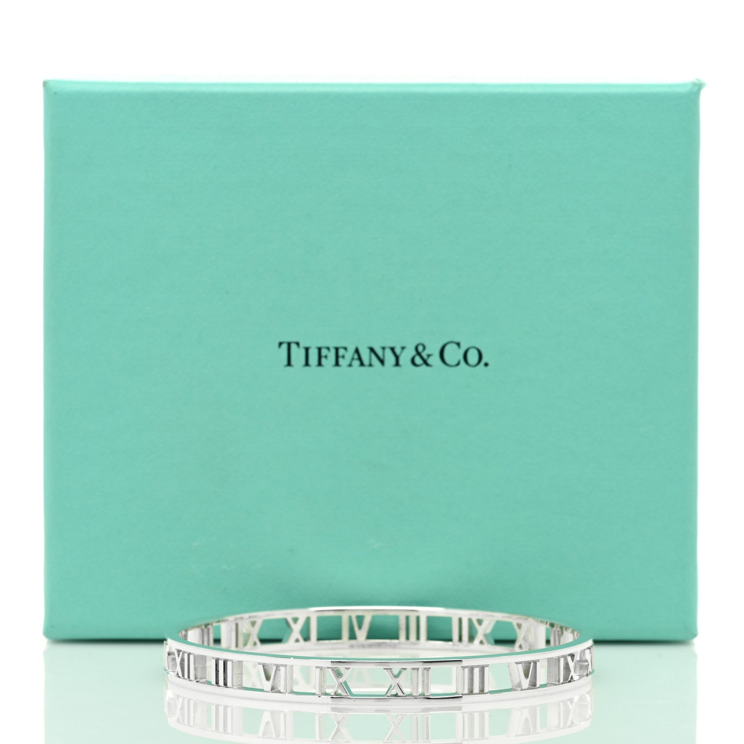 Sterling Silver Narrow Atlas Open Bangle Bracelet