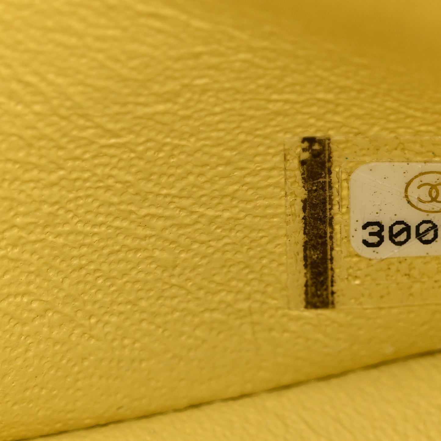 Caviar Quilted Small Double Flap Light Yellow