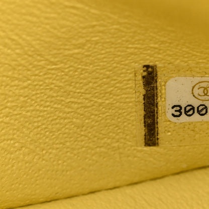 Chanel Caviar Quilted Small Double Flap Light Yellow 8 of 11